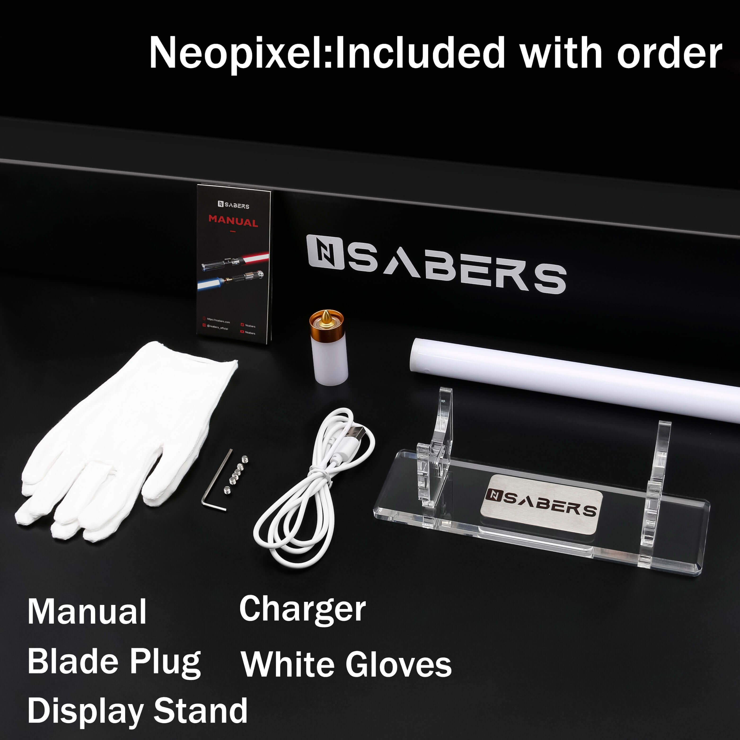 Mando Darksaber Neopixel - Ultimate Collectors Item | Nsabers